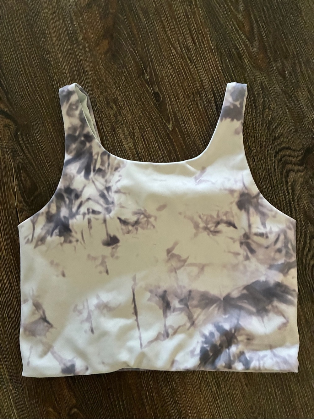 ZARA White crop Top with Pale Purple Tag Accent